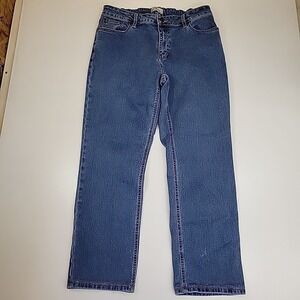 Blue Mountain Jeans Mens Size 31 Medium Wash Straight Leg Boot Cut High‎ Rise